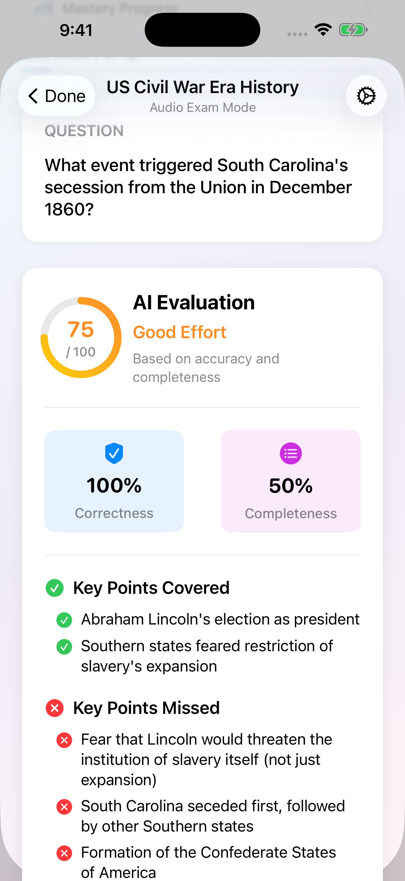 AI exam evaluation